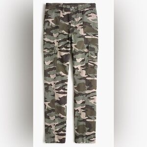 JCrew Vintage Straight Cargo Pant in Camo